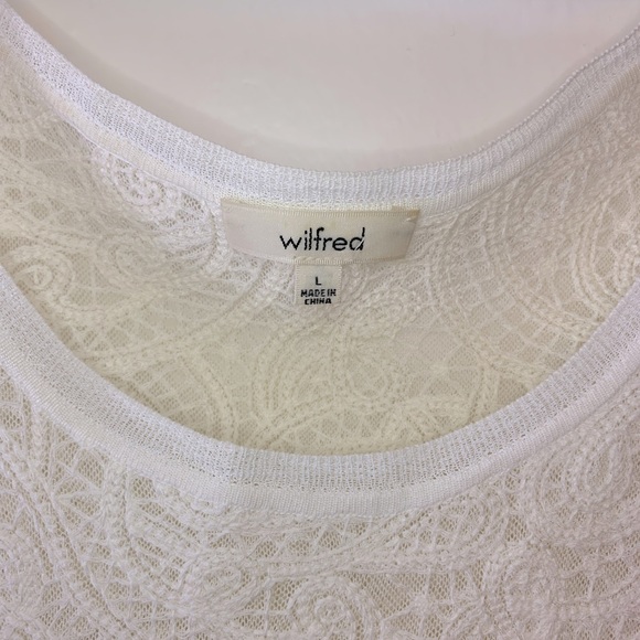 Wilfred peplum tank- size large - Picture 2 of 5